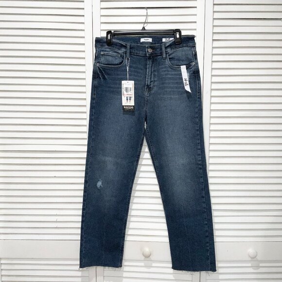Kenzie High Rise The Slim Straight Dark Wash Jeans Size 10/30 - Picture 1 of 3